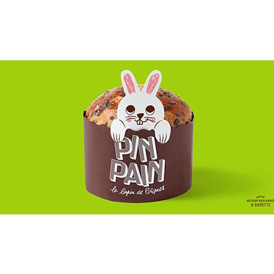 Pain-lapin de Pâques au chocolat